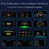 C3 Head Up Display OBD GPD Dual System Car Speedometer Voltage Water Temp Overspeed Alarm Electronics Tachometer Car Accessories
