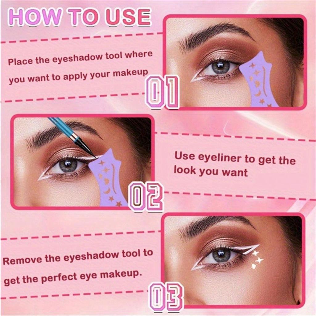 1 шт. Вспомогательное устройство для теней для век, которое подходит для формы глаз, c, Вспомогательное устройство для теней для век и бровей, Макияж глаз