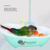 Bird Parrot Bathtub Sturdy Burr Automatic Bird Bathtub Lovely Circulating Water with Faucet for Bird Shower Accessories