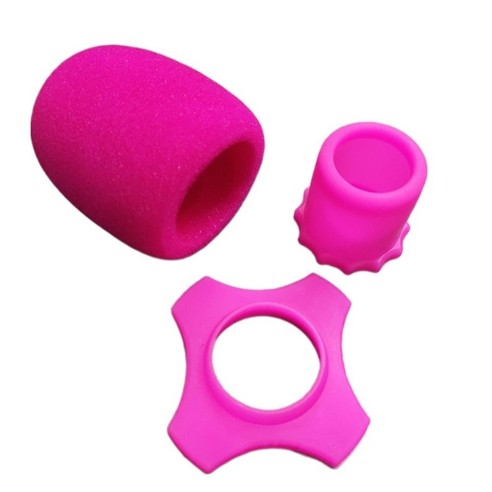 Silicone Microphone Skidproof Case Shakeproof Mic Non-Skid Ring Silicone Ring  Wired/Wireless Mic