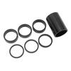 7pcs Aluminum Alloy Bicycle Headset Spacer for 28.6mm Forks 2mm 3mm 5mm 10mm 50mm Bicycle Front Fork Stem Spacers Kit