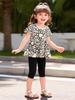 Стильный летний комплект для девочек Little Maven - Европейский и американский стиль