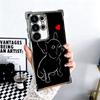 Чехол для телефона с дизайном черного французского бульдога, покрытие, для Samsung Galaxy S24 S25 FE S26 Edge S23 Ultra S22 S21 Plus S20, противоударный Airab