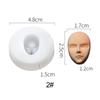 Q Version Clay Head Sculpey 3D Facial Mould Doll Modification Accessories Baby Face Silicone Molds