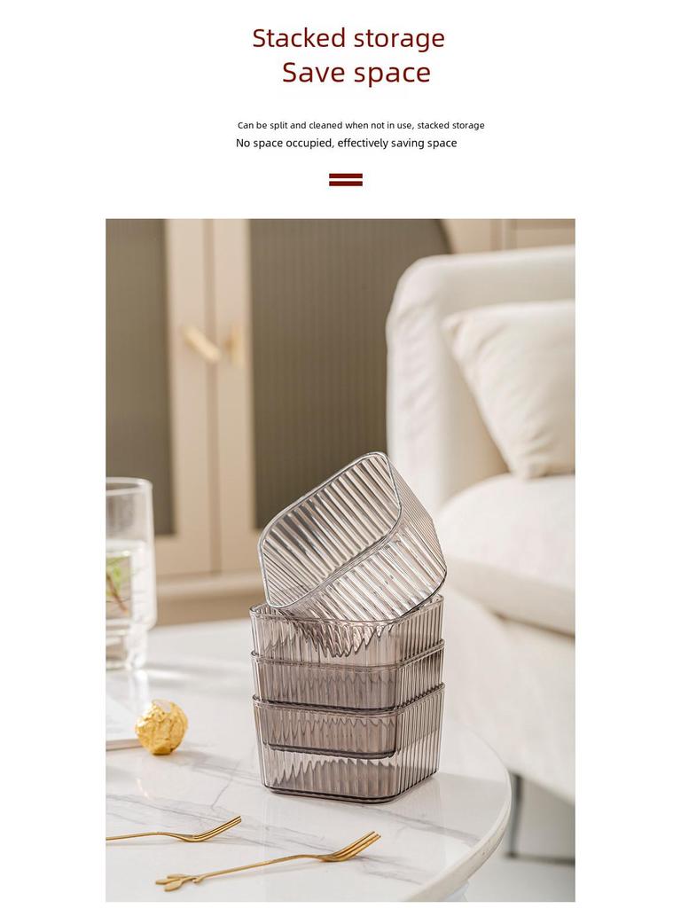 Прозрачная тарелка для закусок и фруктов для гостиной - коробка для демонстрации конфет, орехов и сухофруктов