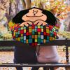 1 PC Automatic Folding Umbrella - Mafalda Pattern Portable Foldable Design With 8 Ribs Christmas Birthday Gifts