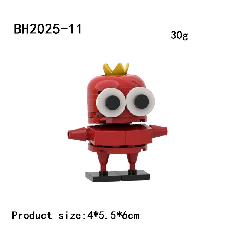 Repo Строительные Блоки Игрушки REPO Blocks Набор Хоррор Голова Человек Утка Неизвестный Худой Человек Галстук-Бабочка Строительные Фигурки Блоки для Мальчиков Подарки