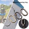 Accessories Snap Bottle Hooks Handbags Clips Spring Oval Rings Outdoor Carabiner Bag Belt Buckles