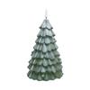 Green Christmas Tree Night Light Flameless Pillar Candles  Christmas Decoration