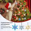Annual Christmas Ornaments Crystal Snowflake Star, Sparkly Crystal Ornaments For Christmas Tree, Beautiful Christmas Ornaments For Women Girls