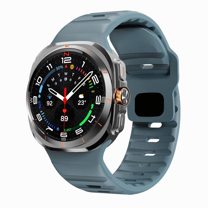 For Samsung Galaxy Watch 7 Ultra Strap 47mm Accessories Correa Sport Silicone Bracelet For Samsung Galaxy Watch Ultra Band 47 Mm