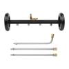 16 Inch 2-in-1 Undercarriage Pressure Washer Surface Cleaner Power Washer Attachment Water Broom