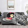 Одеяло Love Mafalda с 3D-принтом, мягкое, фланелевое, флисовое, теплое, с героями мультфильмов, для дома, спальни, дивана, покрывала