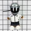 Мотоциклетный шлем украшение с рисунком кролика подвеска на багажник шлем медведя мотоциклетная бригада