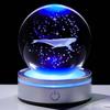 Kertari 3d вселенная хрустальный шар K9 модель кита подарок на день рождения мужчина женщина Популярный [Оригинал] Интерьерный модный Исцеляющие товары хрустальный шар светодиодный