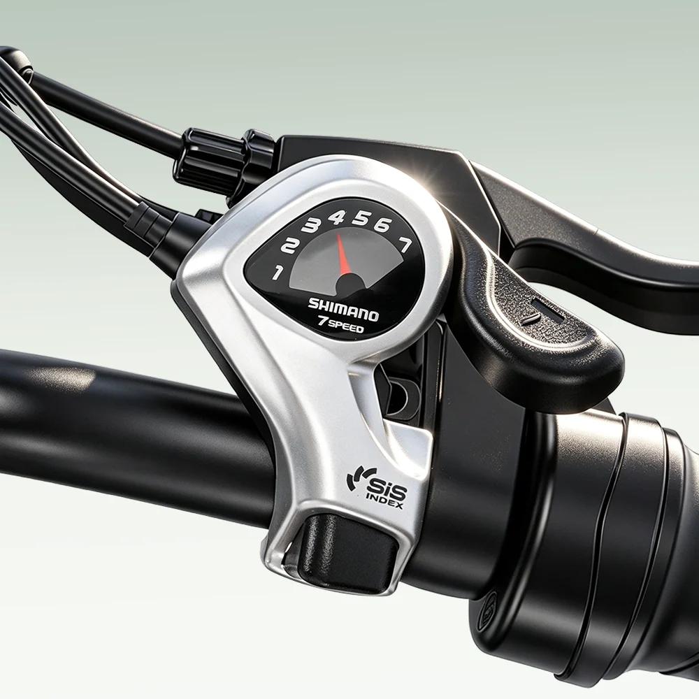EB5Max Electric Fat Tire Bike with 7-Speed Gears 48V 18.2AH Battery 85-Miles Range 250W speed 25KM/H Electric Bicycle