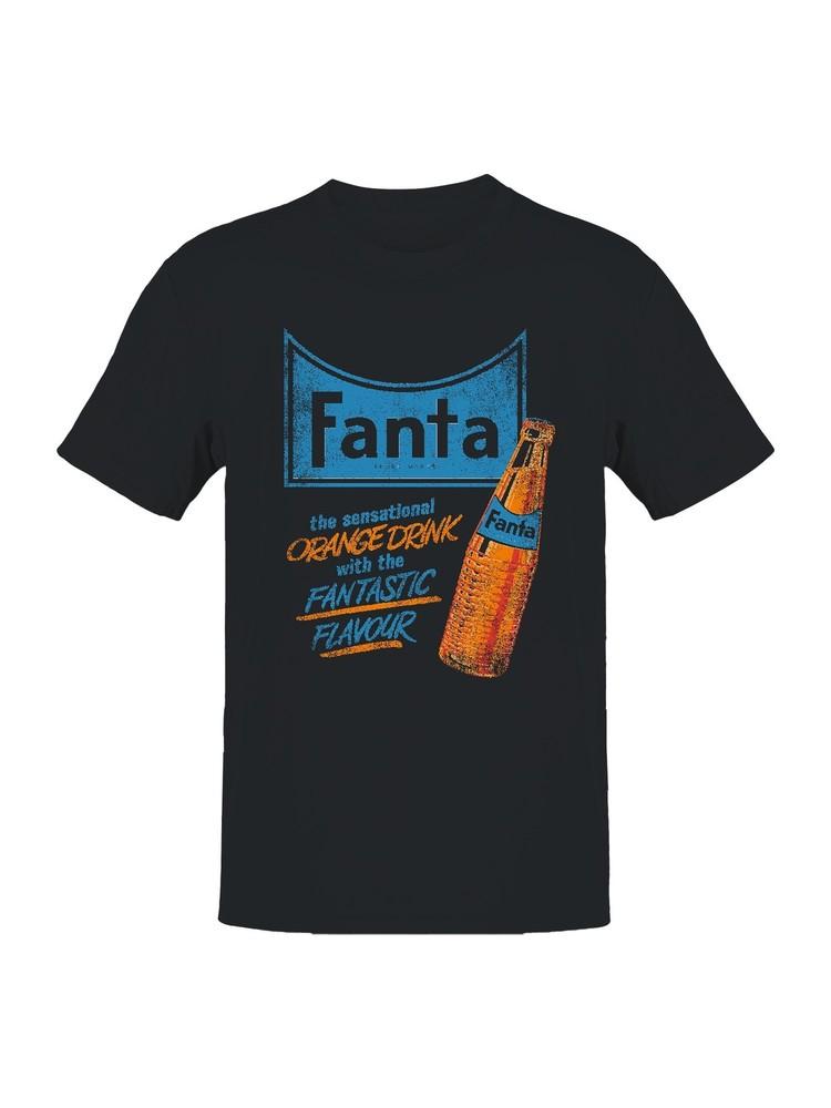 Officially Licensed Fanta Retro Orange Drink Advertisement Men's T-shirt Unisex T-Shirt