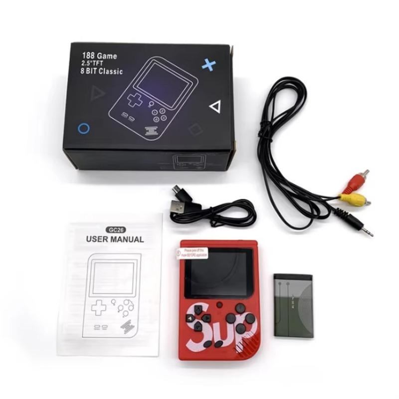 SUP DAZG02-SUP Handheld Game Console 400 In 1 Doubles Nostalgic Handheld Console Retro Mini Children's Toy Game Console
