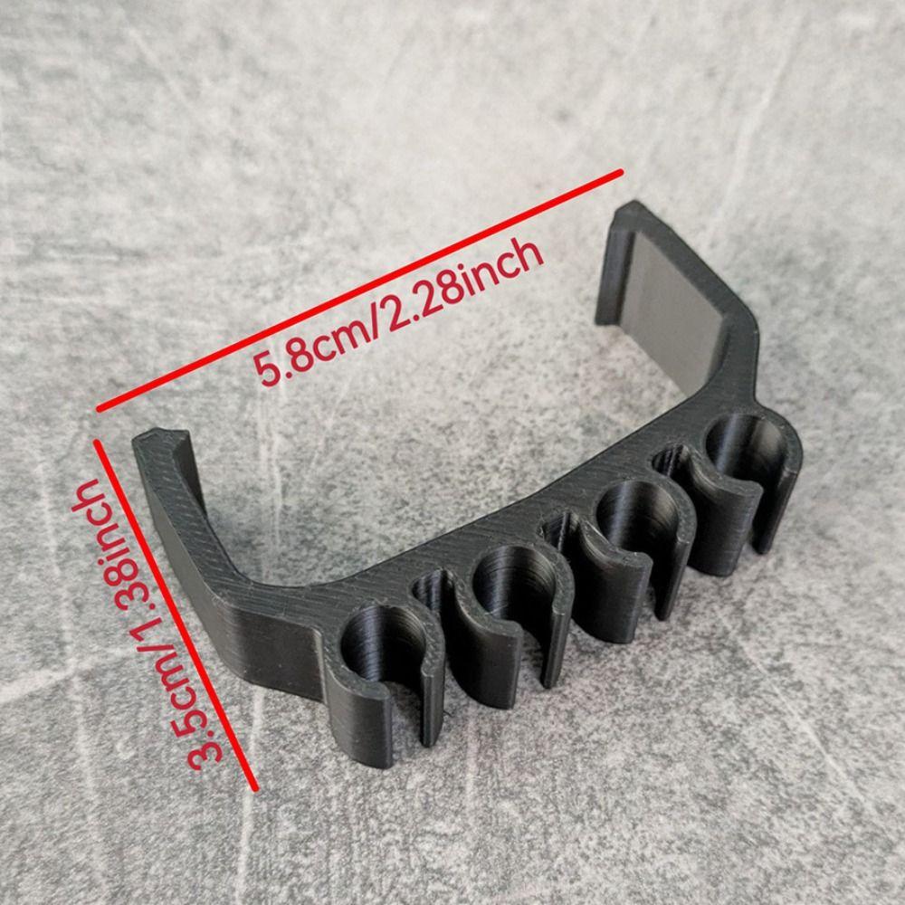 5pcs Portable Portable Bits Organizer 3D Printed 4 Slots Bit Holder Home Workshop