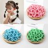 30/50/100Pcs/Lot Colorful Hair Bands Children Seamless Hair Ties Elastic Rubber Band Girl Sweet Scrunchies Accessories
