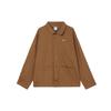 Solid Color Large Pocket Polo Jacket Men Jackets Malt-Brown DQ5185-270