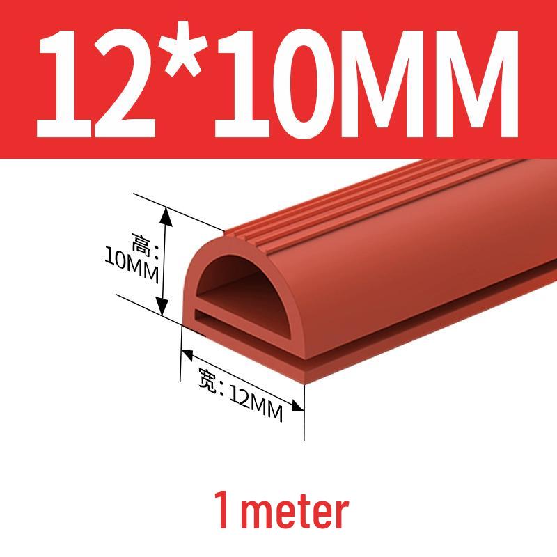 Термостойкая силиконовая резиновая E-лента для уплотнения духовки, доступна в ширине 12-25 мм