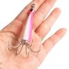 Luminous Jigs Angling Squid Hook with fish eyes Octopus Bait Fishing Tackle Wood Shrimp Lures