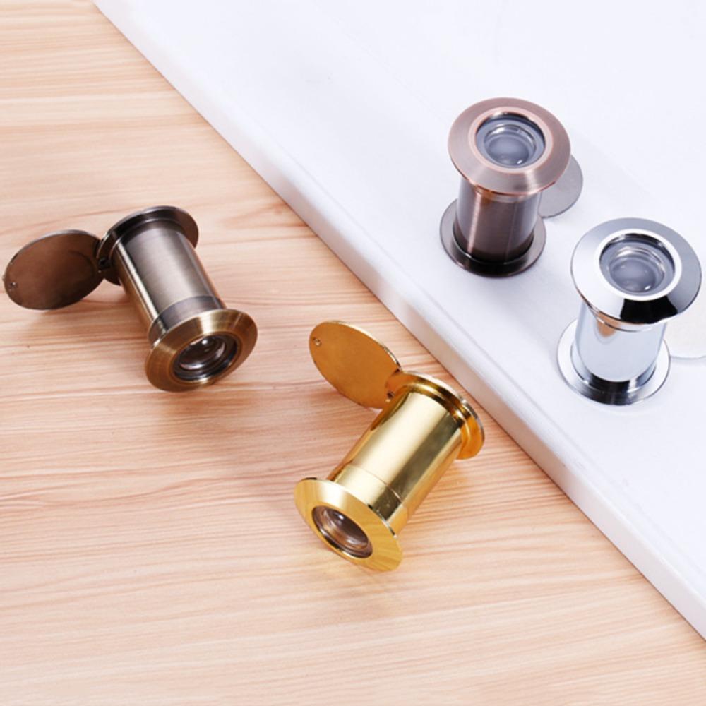 Anti-theft Wide Angle Peephole Hotel HD Glass Lens Door Viewer Security Door Cat Eye Peek Peep Hole