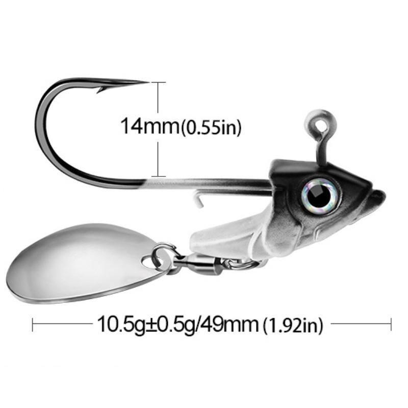 Proberos Jig018 Рыболовная приманка с джиг-головкой и мягкой рыбой Вес 7 г 10 г 15 г Идеально подходит для донной рыбалки в Северной Америке