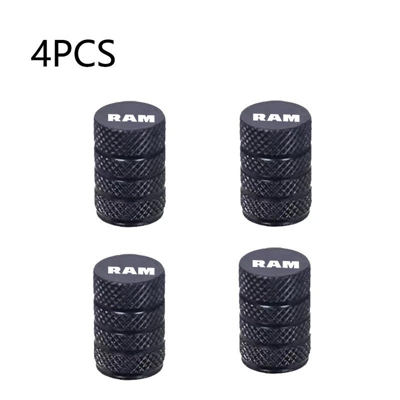 Car Styling Car Wheel Tire Valve Caps Tyre Stem Covers Airdust Waterproof For Dodge Ram 1500 2500 3500 AccessoriesWW8