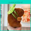 Adorable Plush Capybara Keychain Cute Cartoon Style Keyring For All Occasions