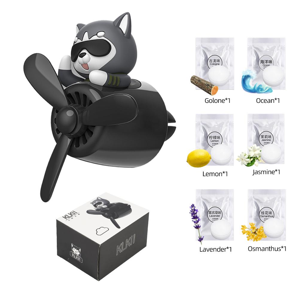 Автомобильный освежитель воздуха Bear Pilot, автоаксессуары, интерьерный диффузор для духов, вращающийся пропеллер, магнитный ароматизатор