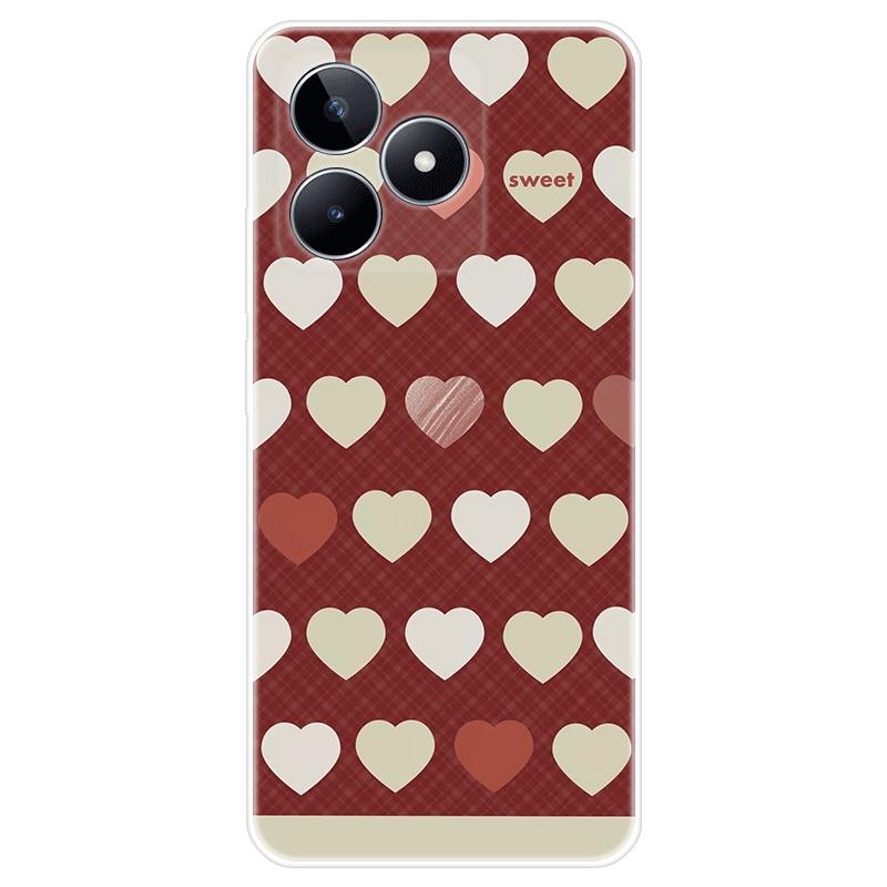 Мягкий силиконовый чехол для Realme C51, окрашенная ТПУ задняя крышка, чехол Realme C51