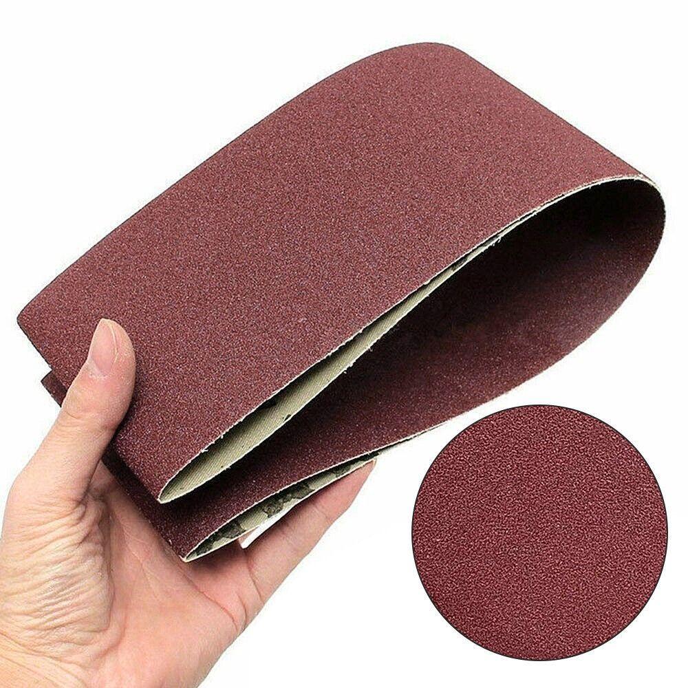 5 ШТ. Новые зажимные ремни Металлообработка Наждачные ленты Зернистость Ленты для напильника Шлифовальная бумага