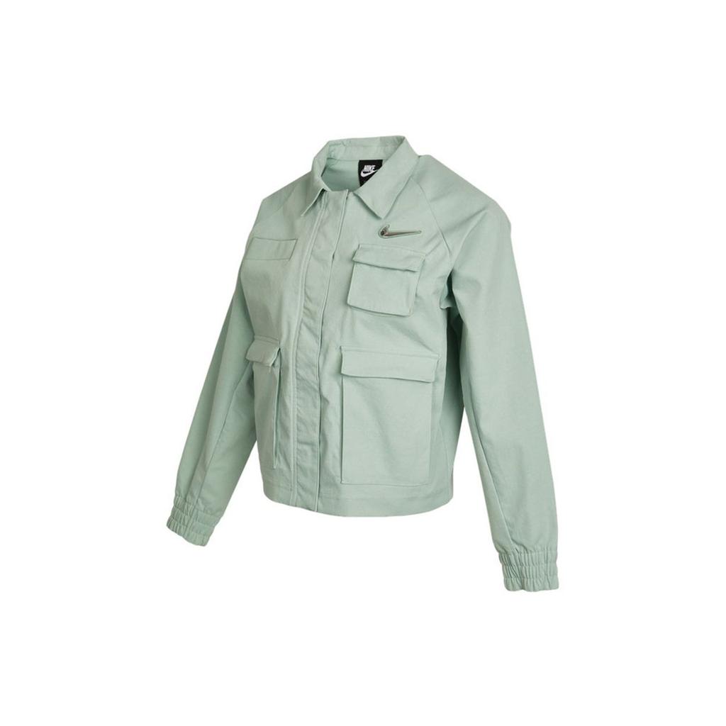 Nike Спортивная одежда Swoosh Outdoor Casual Multi-Pocket Woven Jacket Women Jacket Light-Green CZ8900-006