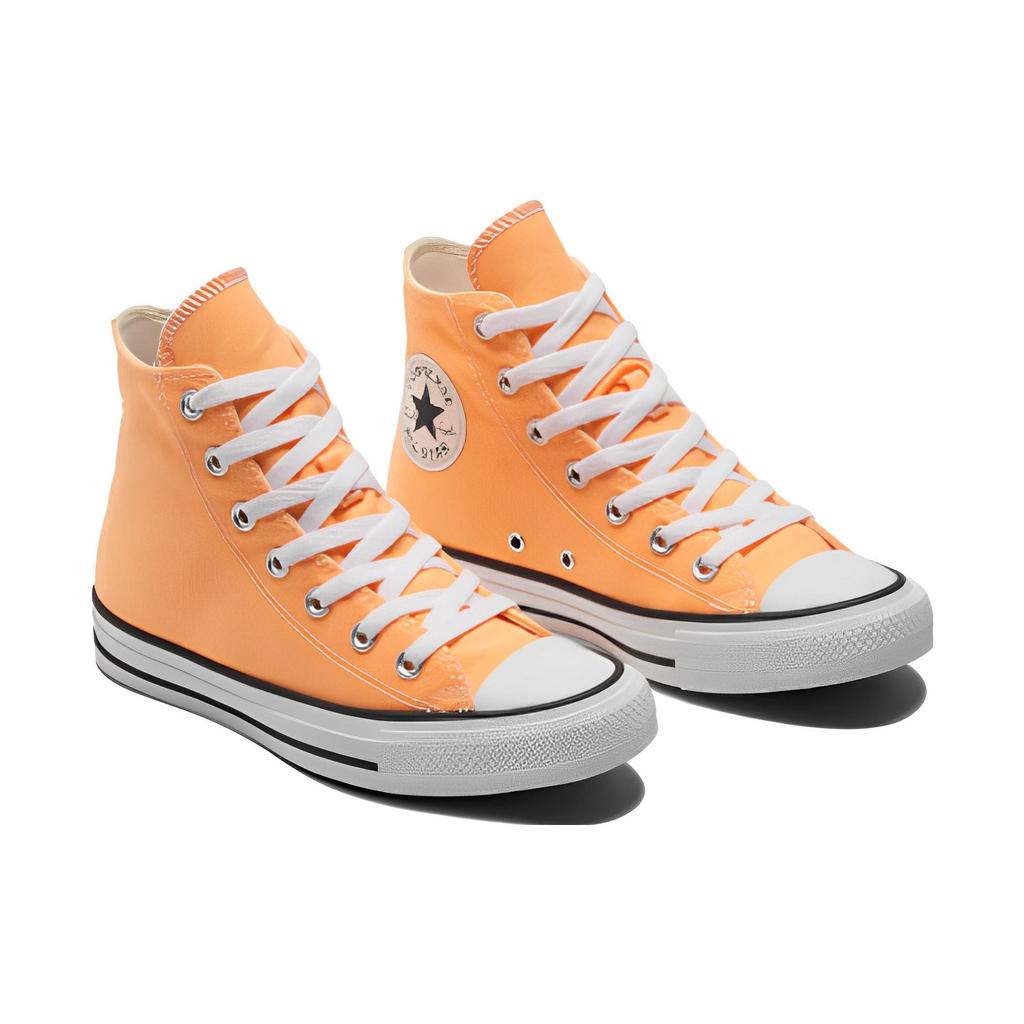Converse Chuck Taylor All Star Trendy Comfortable High-Top Canvas Shoes Unisex Sneaker Orange A04392C