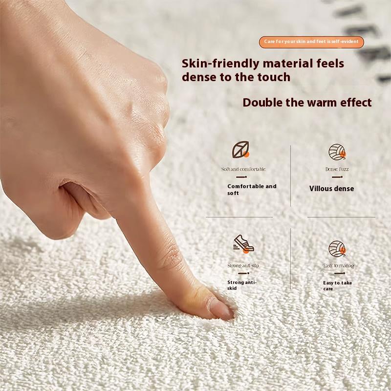 Minimalist Bathroom Mat — Long Anti-Slip Absorbent Foot Mat, Stain-Resistant Bathroom Door Mat Floor