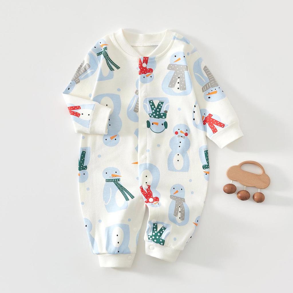 Комбинезон для новорожденных с длинными рукавами 2024 года — супер милый комбинезон на весну/осень для раннего ползания