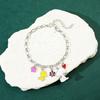 Snoopy Hand Chain Cartoon Jewelry With Zinc Alloy Pendant For Gift Sale Events