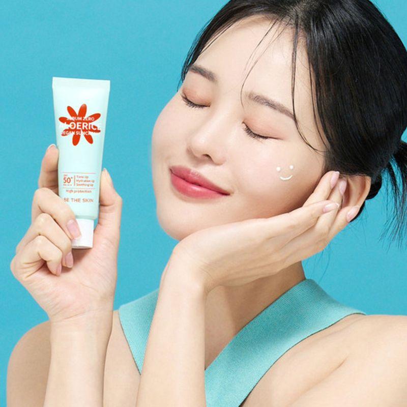 Веганский солнцезащитный крем с алоэ и рисом Sebum Zero SPF 50+, PA++++ 50 мл