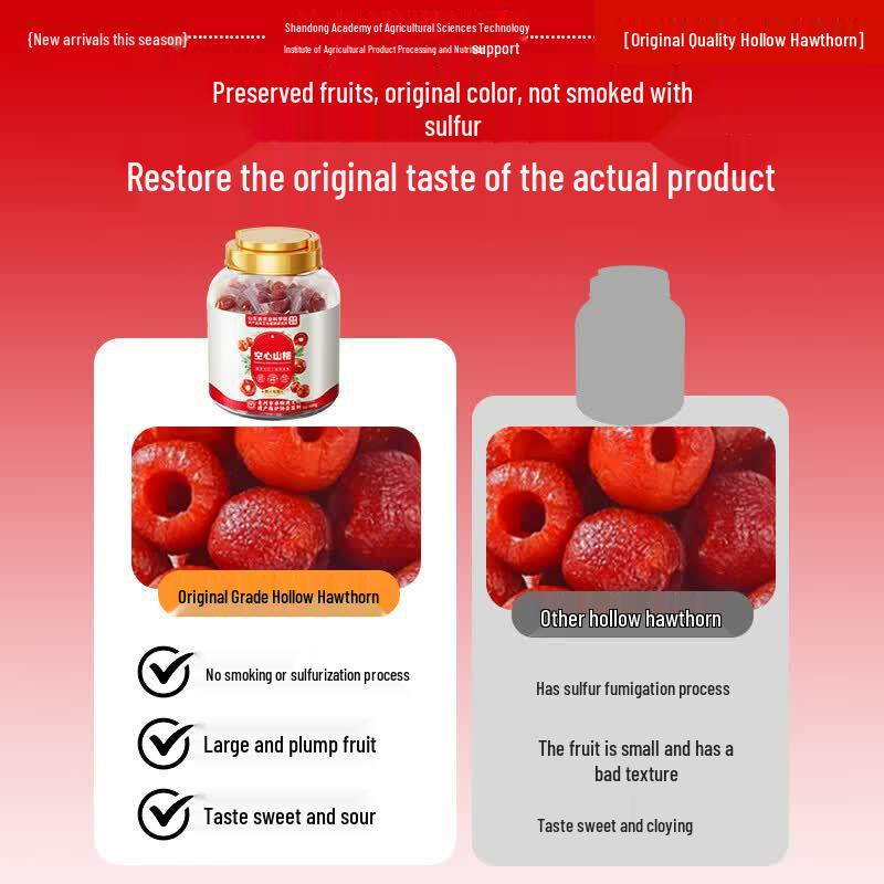 Yozhuo Pitted Hollow Hawthorn Fruit Snacks