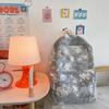 Tie Dye Large Capacity Backpack Multi-Functional School Bag Korean Retro Canvas Bag