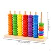 Счеты educational wooden abacus multicolored with beads for