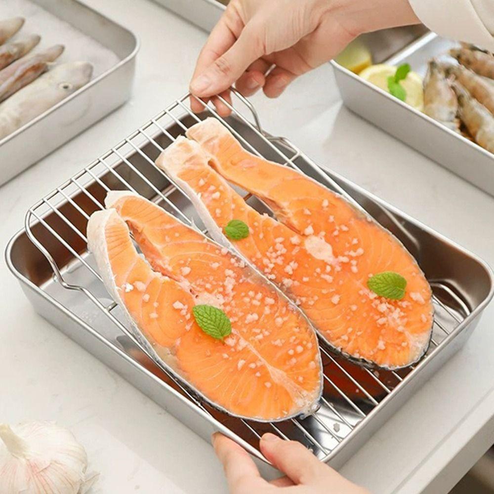 1 шт., ящик для хранения из нержавеющей стали с крышкой, новый органайзер для еды, кухонный органайзер