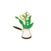 Potted Plant Pins Decorative Backpack Decor Enamel Pin Unique Flower Pins For Girls Accessories Clothing