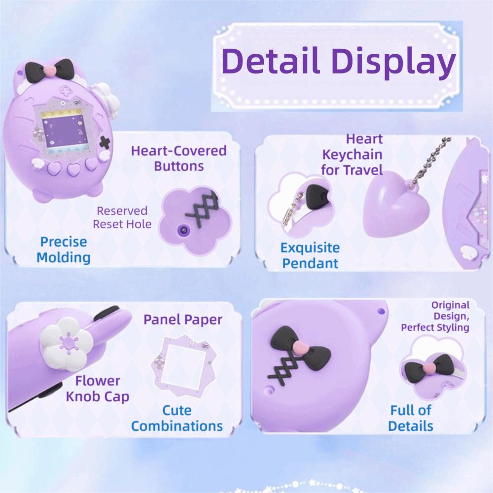 Cute Bunny Shape Protective Shell for Tamagotchi Paradise Electronic Pets Game Toys