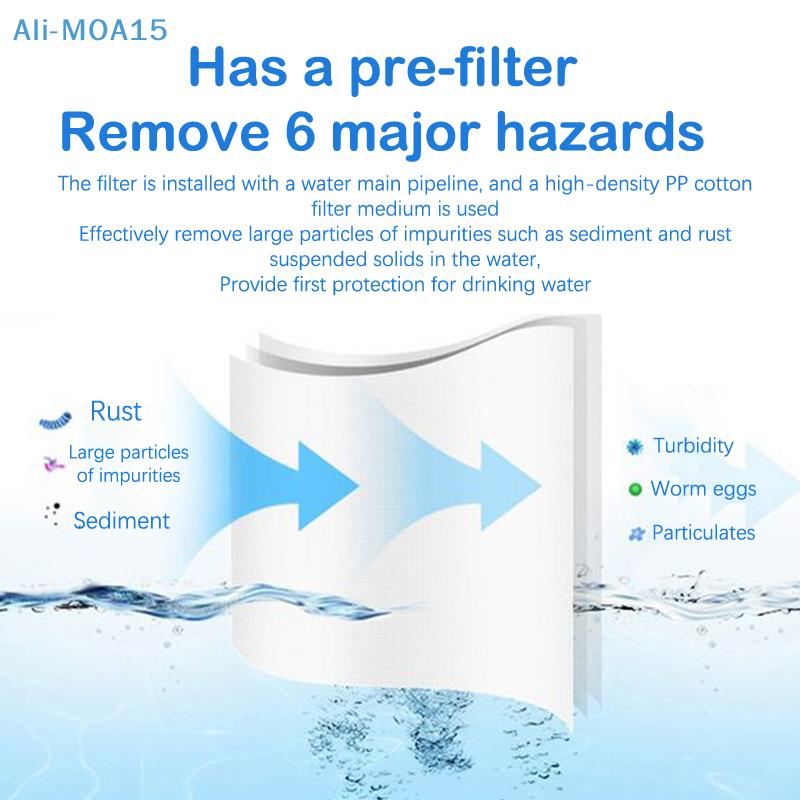 Фильтр предварительной очистки воды из полипропилена, хлопка, очиститель, удаление тяжелых металлов, душевая стиральная машина, домашнее здоровье