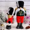 Christmas Soldier Telescopic Figure Retractable Height Adjustable Faceless Ornament Christmas Festive Decoration