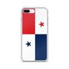 Coque iPhone - Drapeau Panama - iPhone 8 Plus - Souple - Multicolore - Silicone Transparent