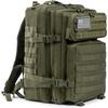 QT&QY 45L Sac À Dos Tactique Militaire Molle, Grande Capacité, Randonnée Chasse Trekking - Green